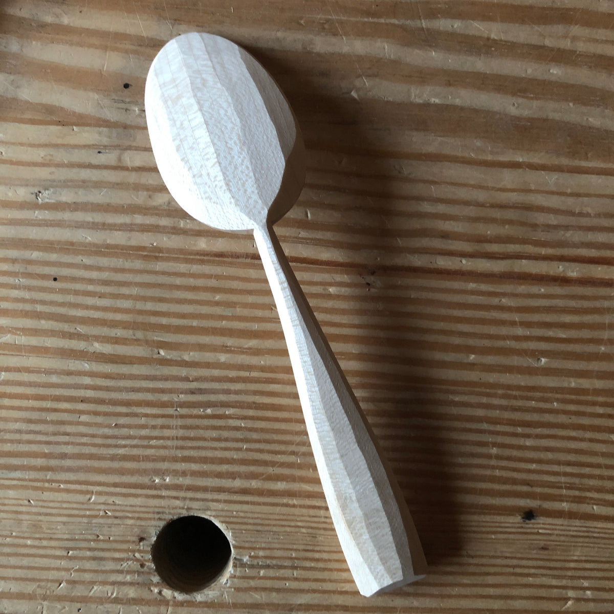 Maple wood hand carved long flour/sugar scoop 7.5 inch (19 cm) - The Spoon  Crank